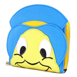 Loungefly Disney Pinocchio Jiminy Cricket Faux Leather Mini Backpack and Wallet Set