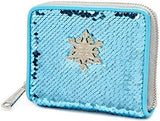 Loungefly Disney Frozen Elsa Snowflake Reversible Sequin Wallet