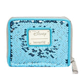 Loungefly Disney Frozen Elsa Snowflake Reversible Sequin Wallet