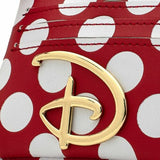 Loungefly Disney Polka Dot D Logo Crossbody Bag and Cardholder Set