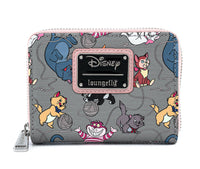 Loungefly Disney Cats Faux Leather Mini Backpack and Wallet Set