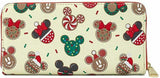 Loungefly Disney Christmas Mickey and Minnie Cookie Wallet