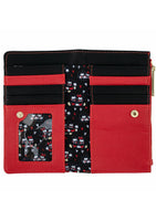 Loungefly Disney Mickey and Minnie Mouse Heart Wallet